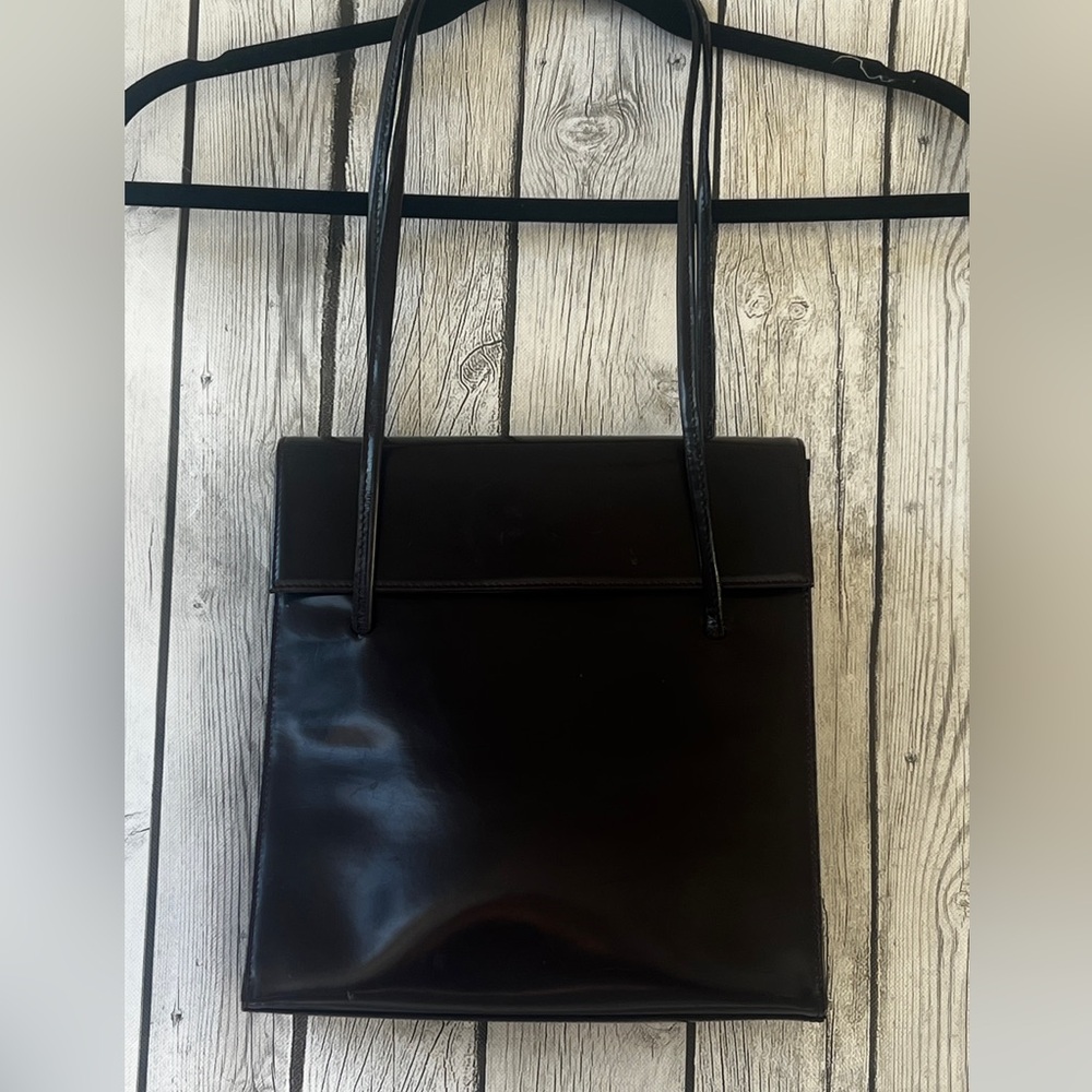 Ann Taylor Black Briefcase Sleek Design